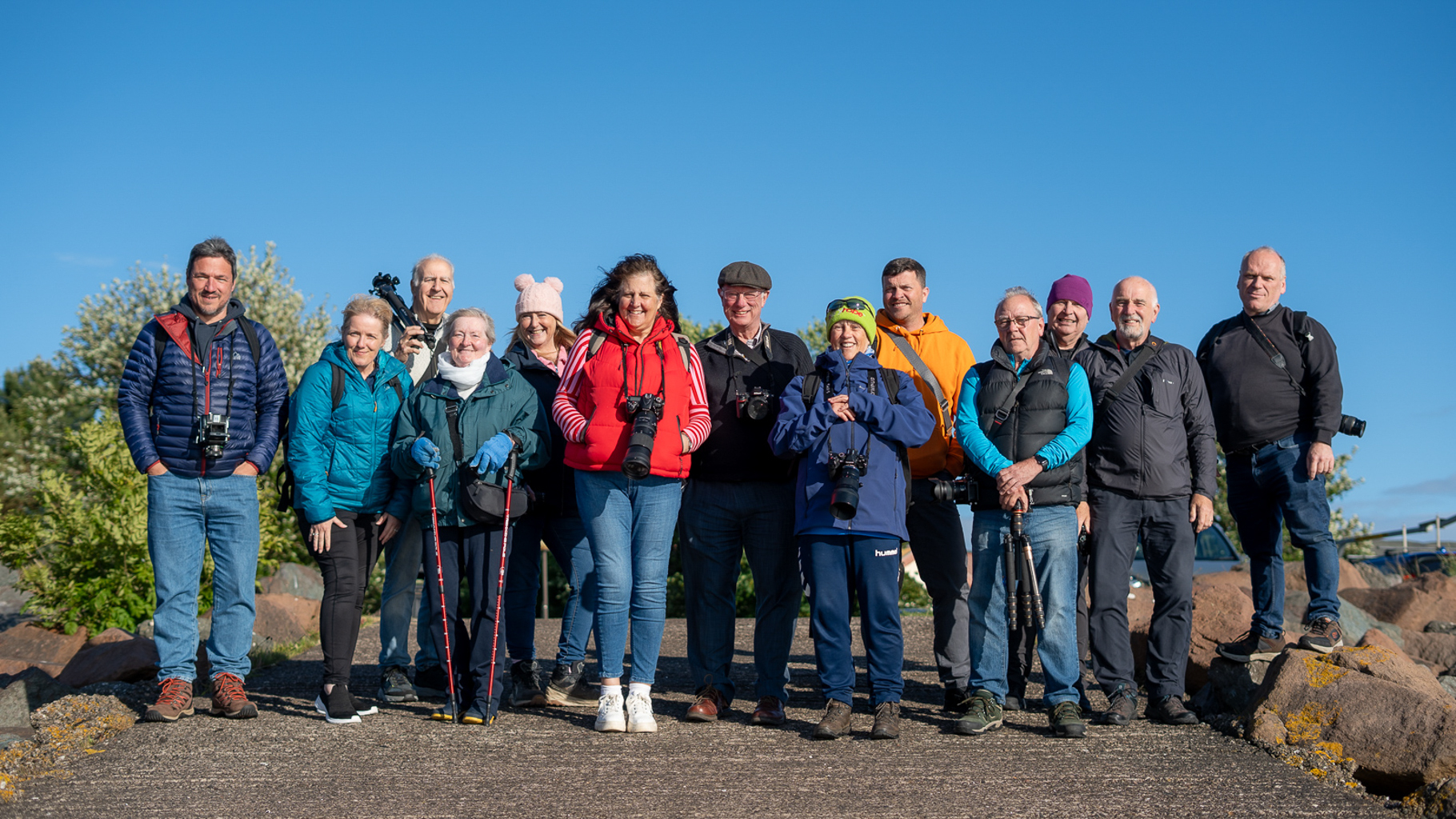 Some members of Irvine Camera Club