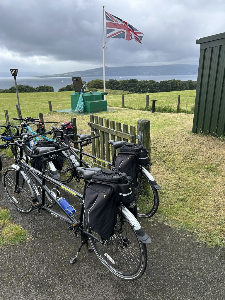 Looking over the River Clyde on the Wemyss Bay to Rothesay Ferry route.