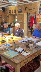 Art workshop at Shiskine
