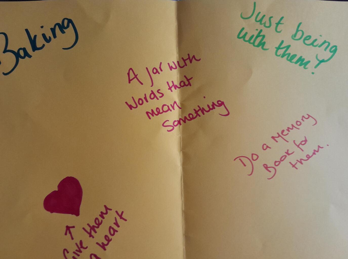 Ideas from the young people