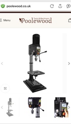 Nova Viking drill press, bench mounted. 
