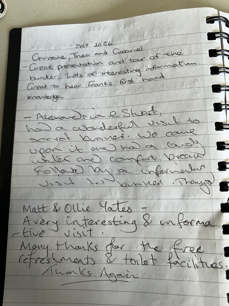 Skelmorlie Active TRavel Visitor Book.jpg