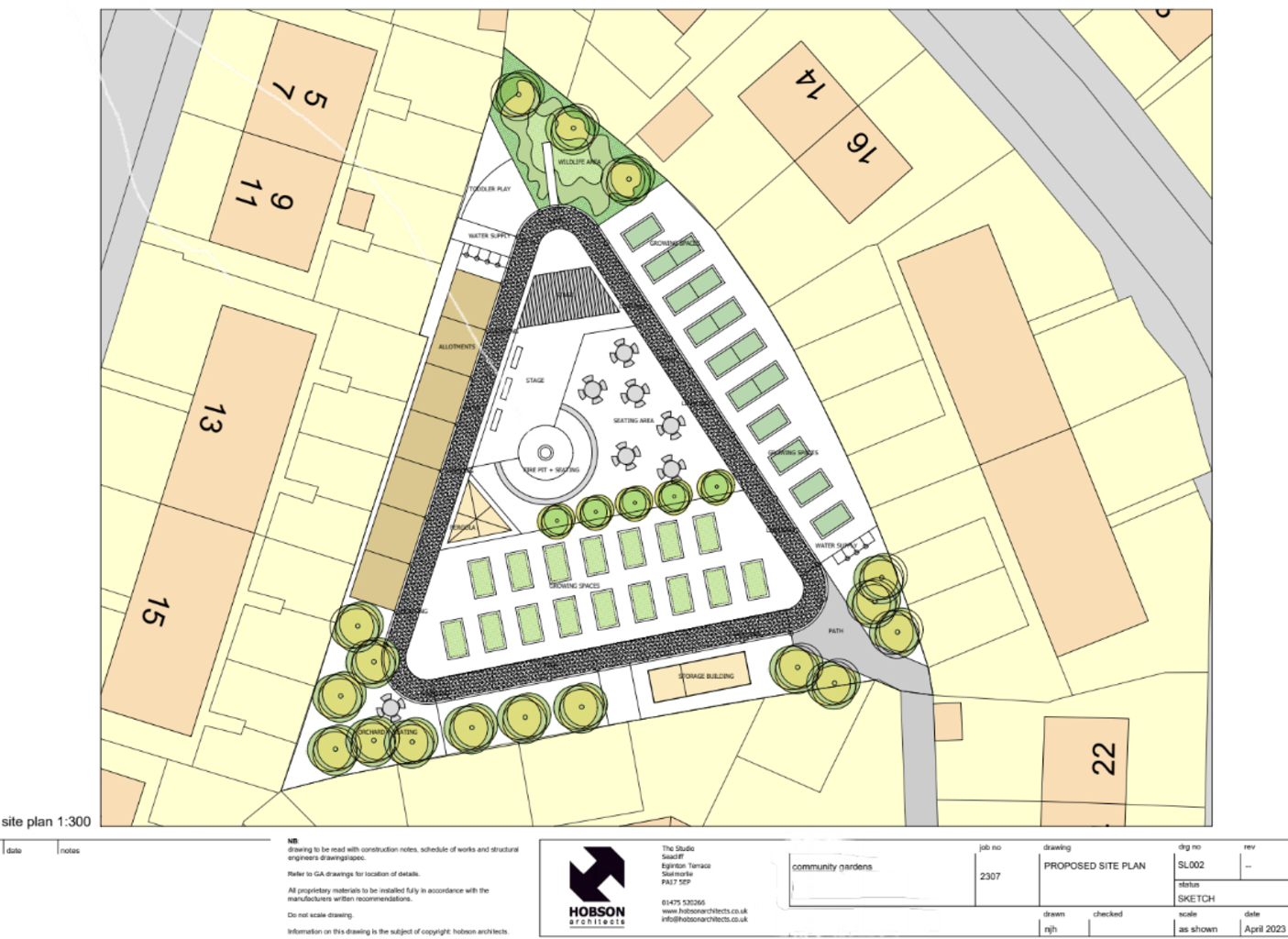 Proposed site layout