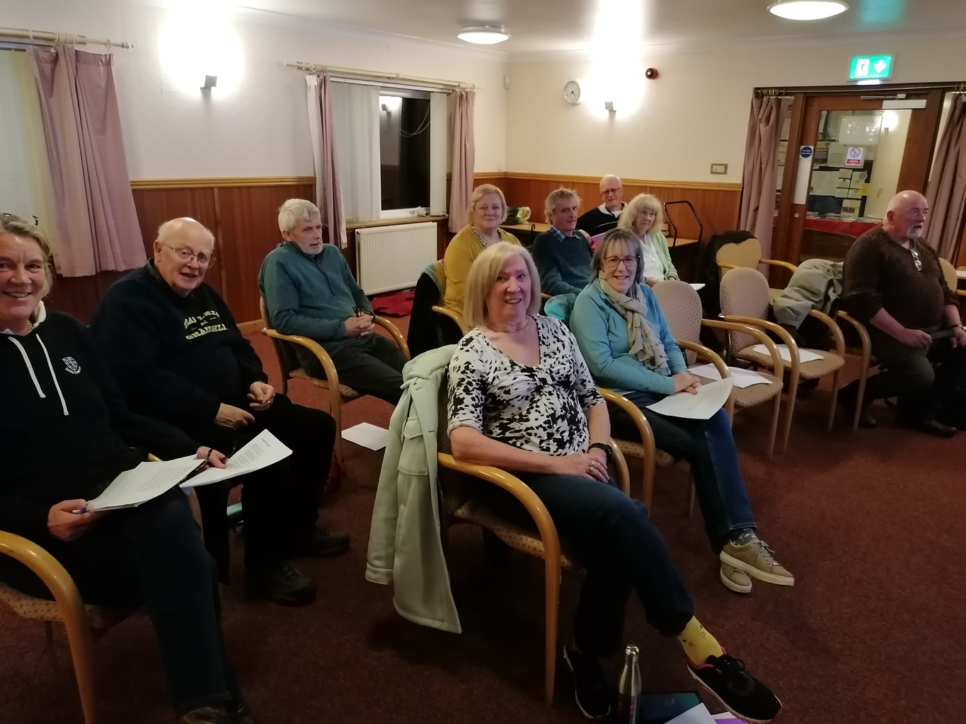 Coisir Ghaidhlig Arainn first night