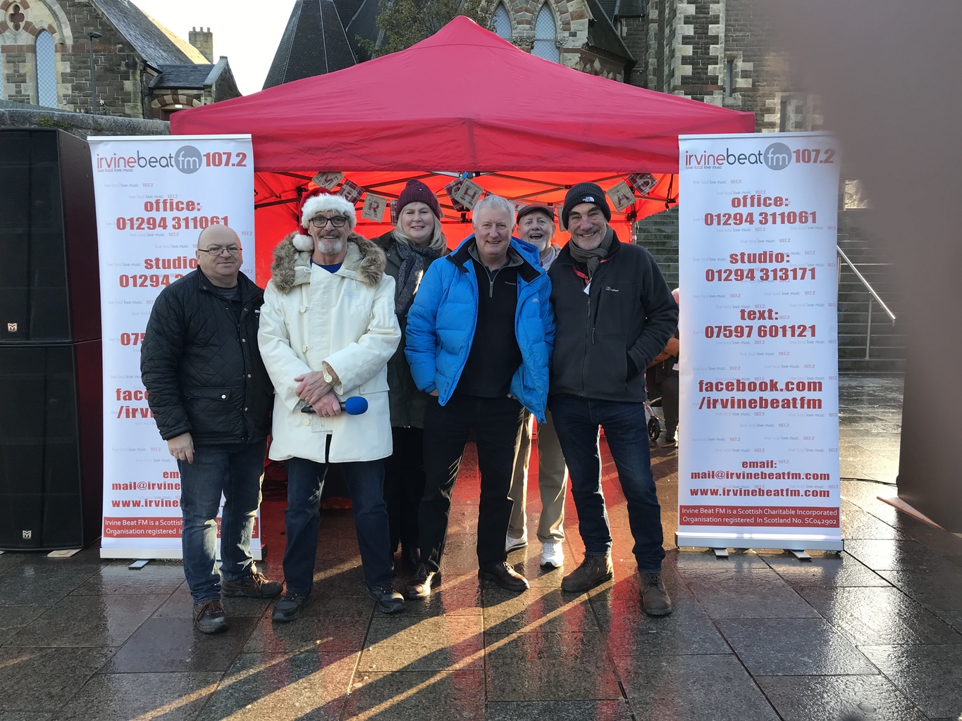 Outside broadcast in the community 