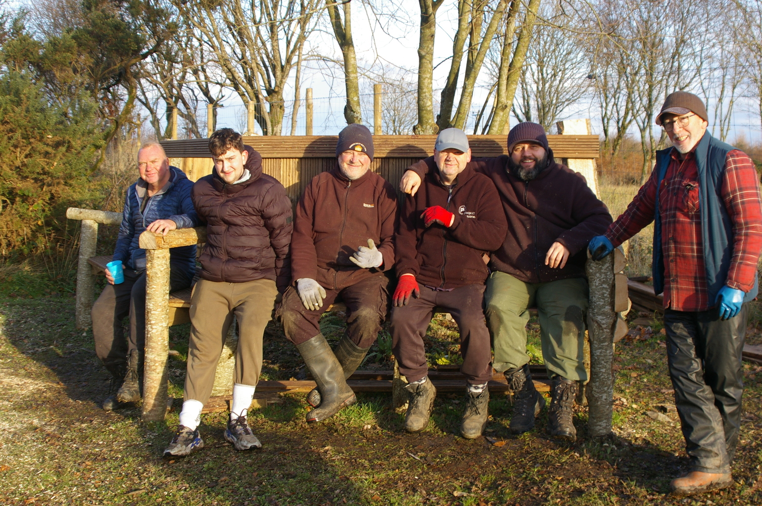 Some of the volunteers. 