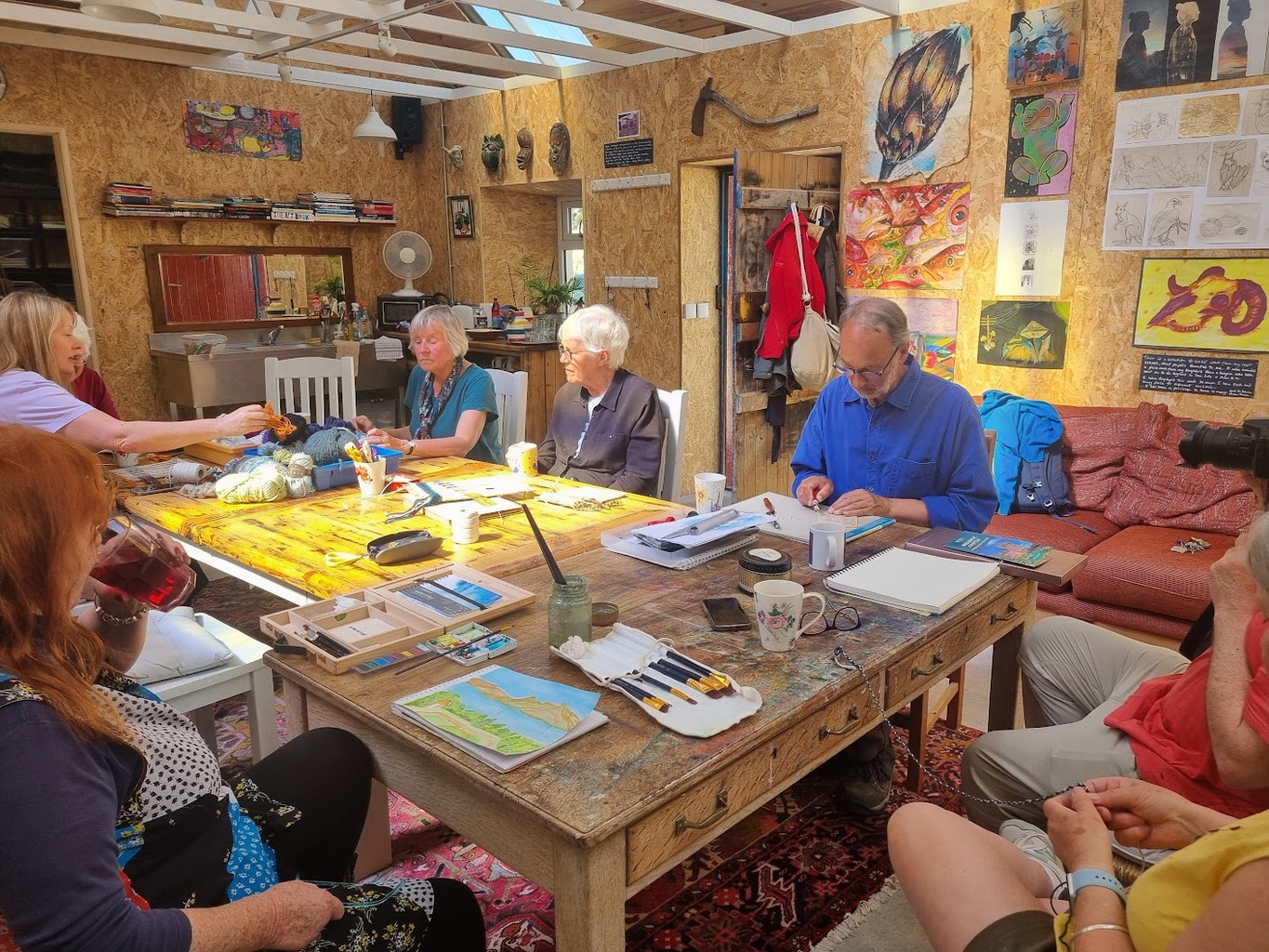 Art workshop at Shiskine