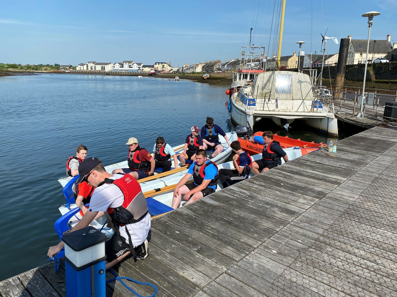 Irvine Sea Cadets doing what they do best