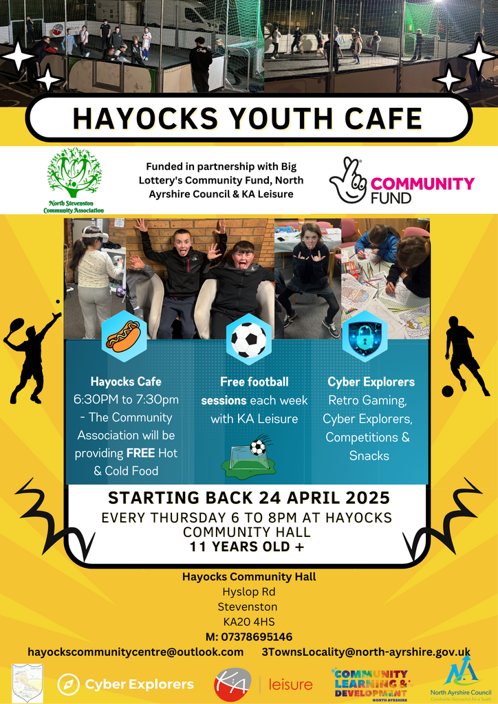 Hayocks Youth Cafe POSTER and flyer May 2025.png