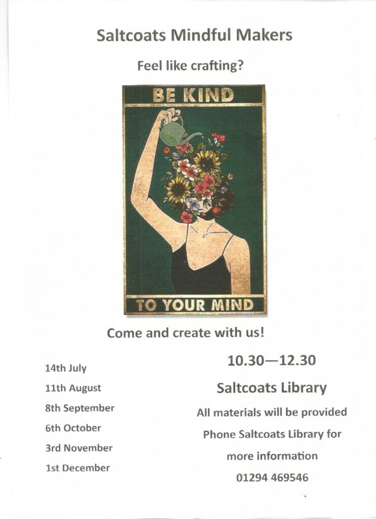 Saltcoats Mindful Makers Poster