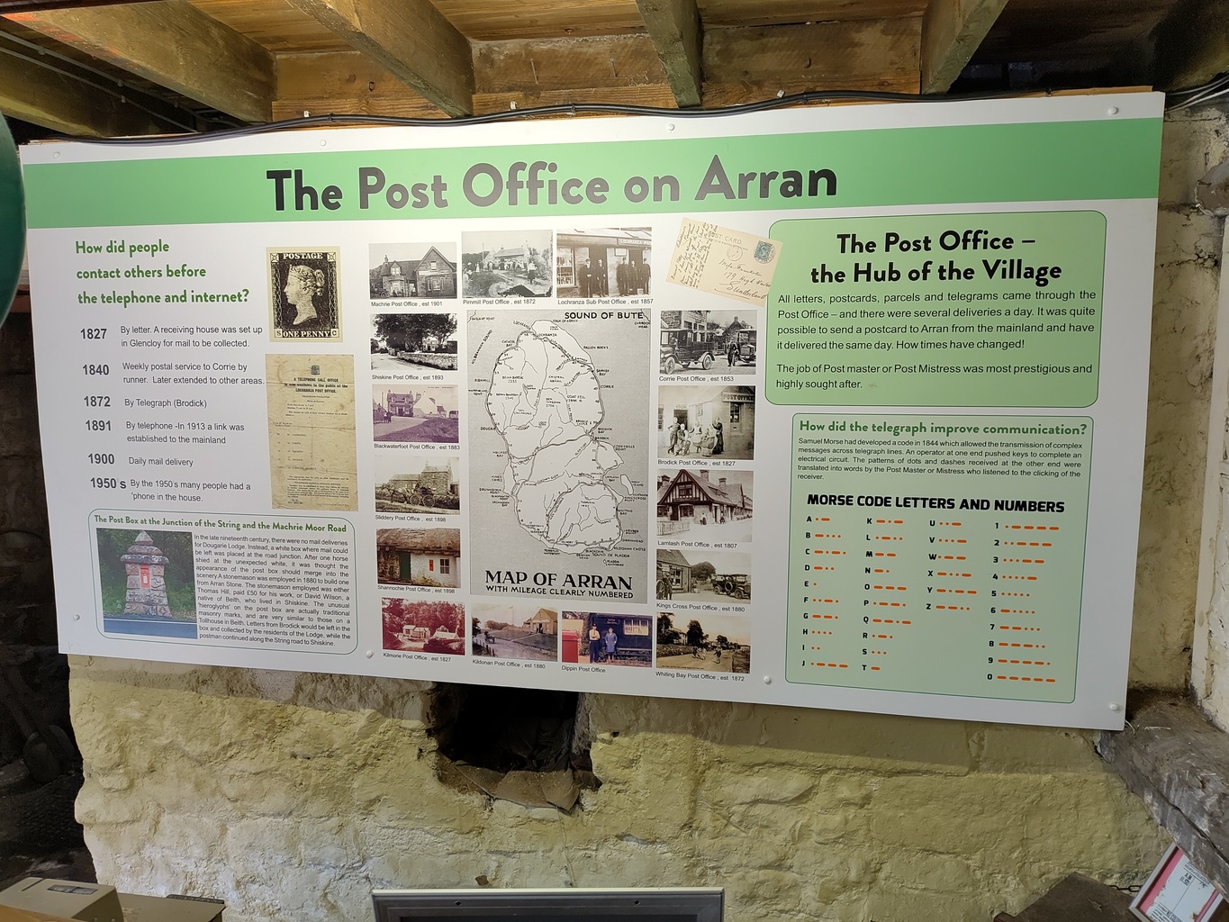 An example of a permanent graphic display undertaken by Arran Graphics.